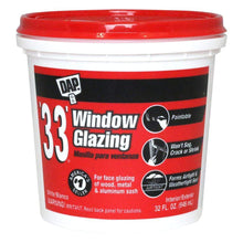 Load image into Gallery viewer, Dap® Glazing DAP '33'® Window Glazing: Quart White-12122 DAP '33'® Window Glazing- 33 Series 12122