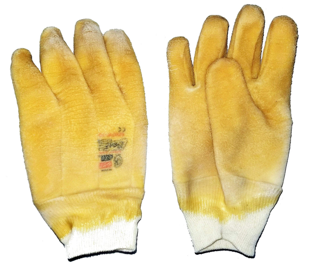 Sy Derin Gloves Gloves Best Rubber Wrinkle Finish w/ Knit Cuff-63NFW 63NFW