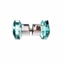 Load image into Gallery viewer, Sy Derin Knobs 1-1/2&quot; Glass Back to Back Knob- GLS-SQ Series
