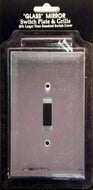Sy Derin Switch Plate Glass Mirror Single Switch Plate- GLS-A1 GLS-A1